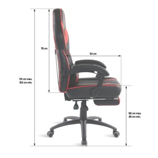 Spirit of Gamer szék - MUSTANG Red