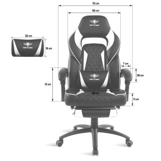 Spirit of Gamer szék - MUSTANG White