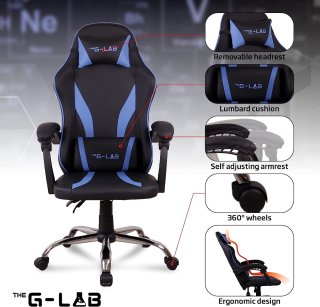 The G-Lab - K-Seat Neon Gamer szék - Fekete