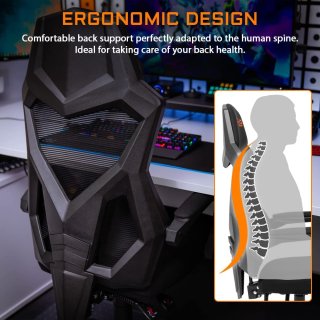 The G-Lab - K-Seat Rhodium Atom Gamer szék - Fekete
