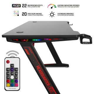 Spirit of Gamer Headquarter 300 RGB Gamer asztal