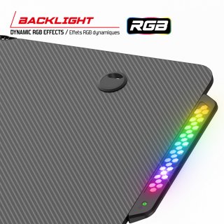 Spirit of Gamer Headquarter 600 RIGHT RGB Gamer asztal