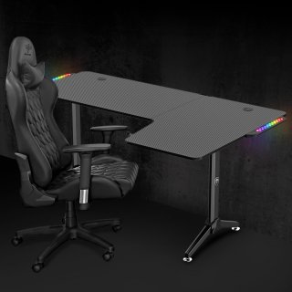 Spirit of Gamer Headquarter 600 RIGHT RGB Gamer asztal