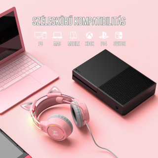 Onikuma X15 PRO Cicafüles Gamer Headset