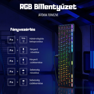 Onikuma G29 Mechanikus Gamer Billentyűzet - Angol kiosztás