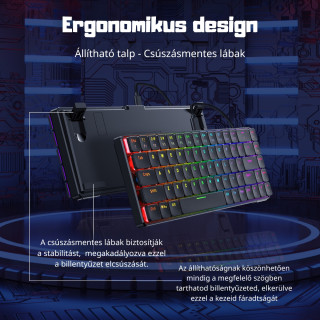 Onikuma G29 Mechanikus Gamer Billentyűzet - Angol kiosztás