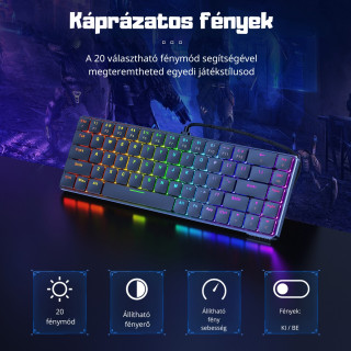 Onikuma G29 Mechanikus Gamer Billentyűzet - Angol kiosztás