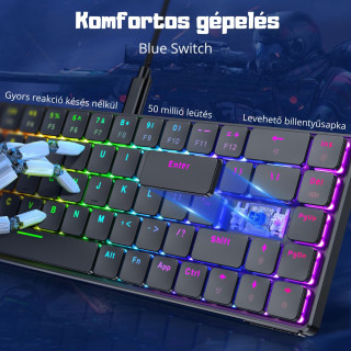 Onikuma G29 Mechanikus Gamer Billentyűzet - Angol kiosztás