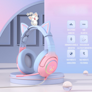 Onikuma K9 Cicafüles Gamer Headset