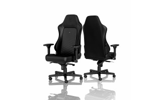 Noblechairs HERO Gamer Szék - Valódi Bőr - Fekete - 3 év garancia