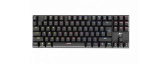 White Shark COMMANDOS Black Mechanikus Gamer Billentyűzet - Angol kiosztás
