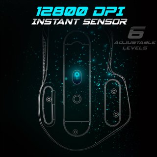 Spirit of Gamer PRO-M5 RGB Vezetékes gamer egér - fekete