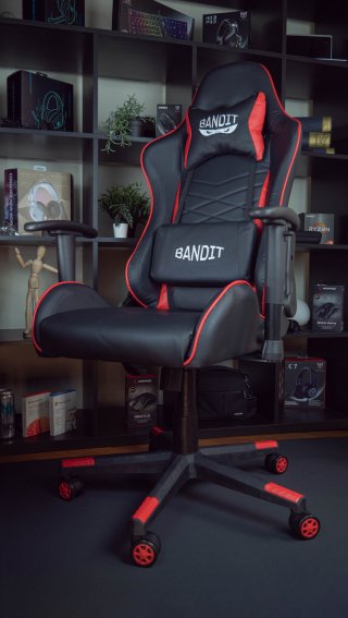 BANDIT Inferno Gamer szék - fekete/piros