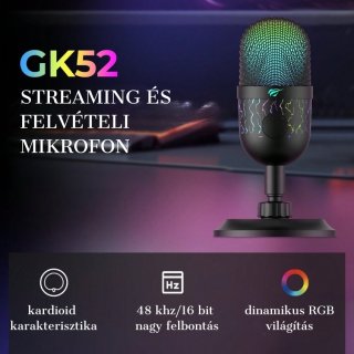 Havit GK52 RGB Streaming mikrofon