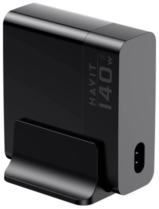 Havit UCLE004 Mobile series GaN 140W - Utazó töltő EU - Fekete
