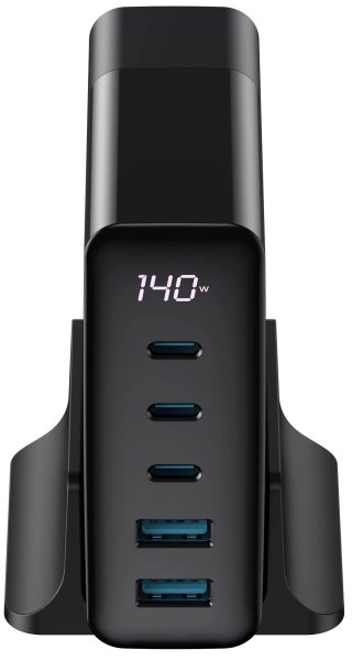 Havit UCLE004 Mobile series GaN 140W - Utazó töltő EU - Fekete