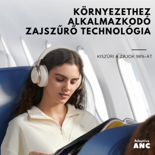 Anker Soundcore Space One Vezeték Nélküli Fejhallgató - Fehér