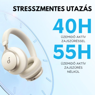 Anker Soundcore Space One Vezeték Nélküli Fejhallgató - Fehér