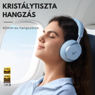 Anker Soundcore Space One Vezeték Nélküli Fejhallgató - Kék