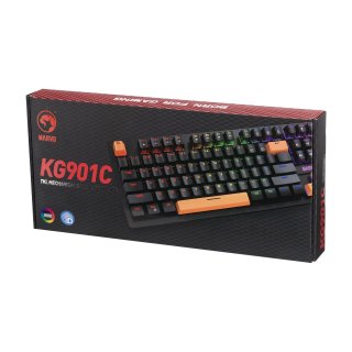 MARVO KG901C Mechanikus Gamer TKL Billentyűzet - Angol kiosztás