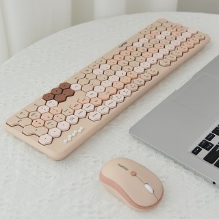 MOFII Honey S Vezeték nélküli Billentyűzet + Egér csomag - Angol Kiosztás