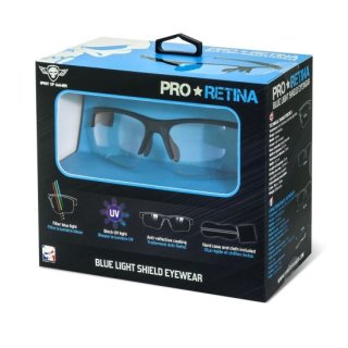 Spirit of Gamer Retina Pro Kékfény és UV Szűrő Gamer Szemüveg