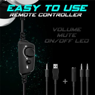 Spirit of Gamer PRO-H8 Gamer Headset - fehér