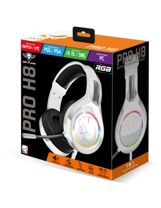 Spirit of Gamer PRO-H8 Gamer Headset - fehér