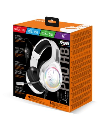 Spirit of Gamer PRO-H8 Gamer Headset - fehér