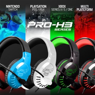 Spirit of Gamer PRO-H3 Gamer Headset - Fekete-piros