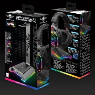 Spirit of Gamer SENTINEL 7.1 Headset állvány - Fekete