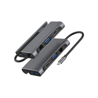 Havit HB4001 USB-Type C Hub telefontartóval