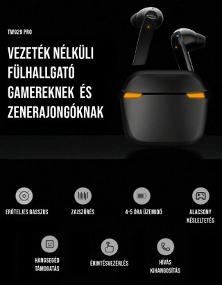 Havit TW929 PRO Gamer fülhallgató TWS