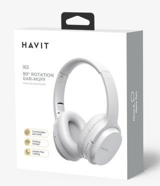Havit I62 Vezeték nélküli Bluetooth fejhallgató - Fehér