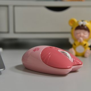 MOFII M3DM Dual Mode Vezeték nélküli Egér 2.4GHz + BT - Pink