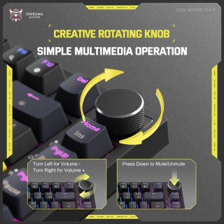 Onikuma G52 Mechanikus Gamer Billentyűzet