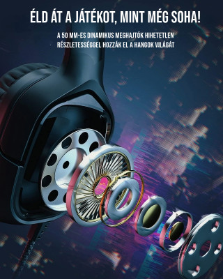 BlackShark BS-X1 RGB Gamer Fejhallgató