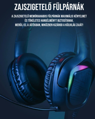 BlackShark BS-X1 RGB Gamer Fejhallgató