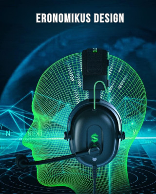 BlackShark BS-X6 LED Gamer Fejhallgató