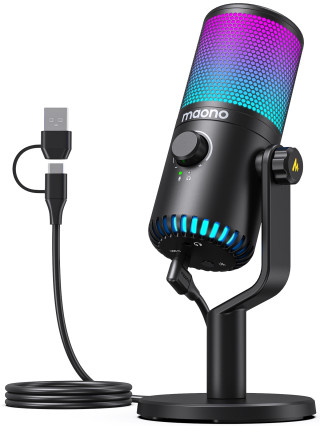 MAONO DM30 RGB USB Streamer/Gamer Mikrofon