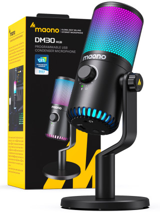 MAONO DM30 RGB USB Streamer/Gamer Mikrofon