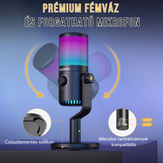 MAONO DM30 RGB USB Streamer/Gamer Mikrofon