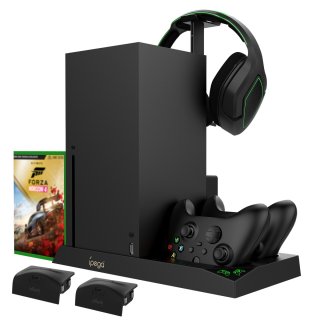 iPEGA PG-XBX013 XBOX Series X Multifunkciós állvány + 2 db Akkumulátor
