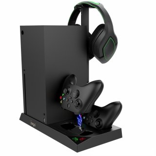 iPEGA PG-XBX013 XBOX Series X Multifunkciós állvány + 2 db Akkumulátor