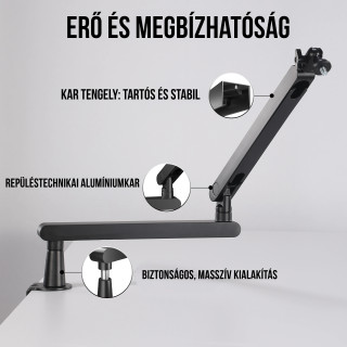 MAONO Professzionális Mikrofon Tartó Állvány/Kar BA92