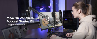 MAONO A04E USB Streamer/Podcast Mikrofon Kit