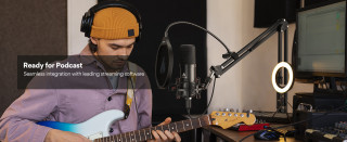 MAONO A04E USB Streamer/Podcast Mikrofon Kit