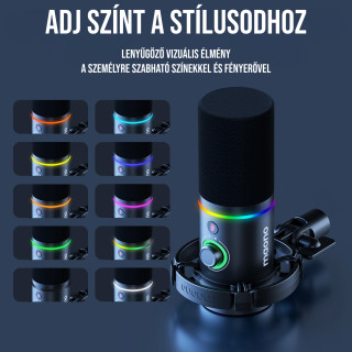 MAONO PD200X USB Dynamic Streamer/Podcast Mikrofon RGB