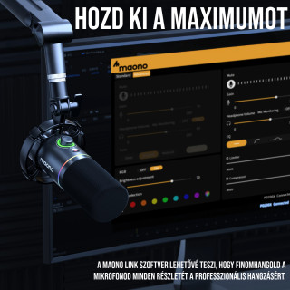 MAONO PD200X USB Dynamic Streamer/Podcast Mikrofon RGB