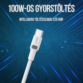 Havit CB6280 USB-Type-C gyorstöltő kábel PD100W - 1M